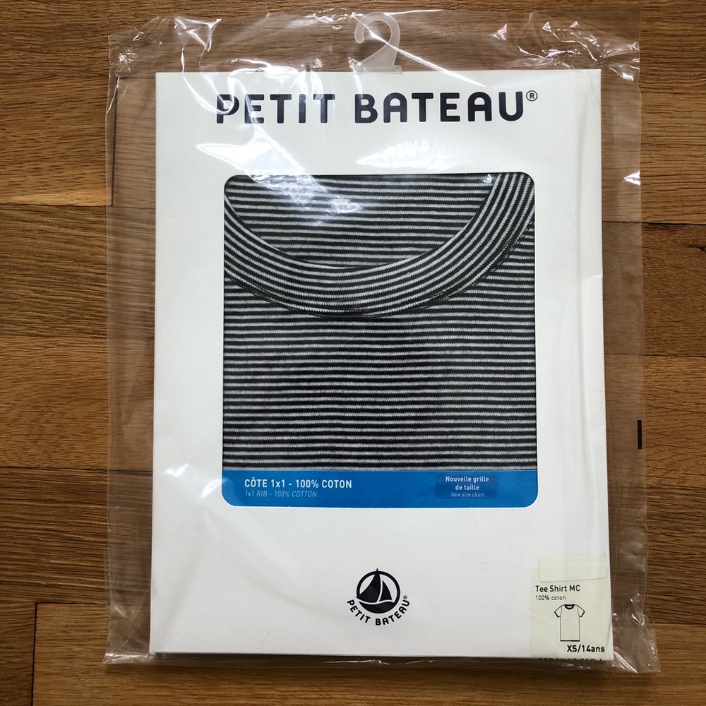 NEW Petit Bateau Women’s Crew Neck T-shirt